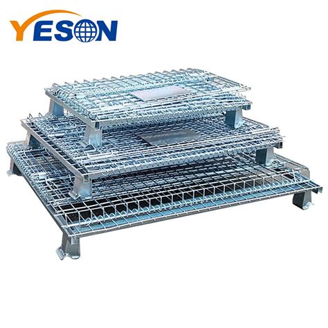 metal mesh box for folders|foldable wire mesh basket.